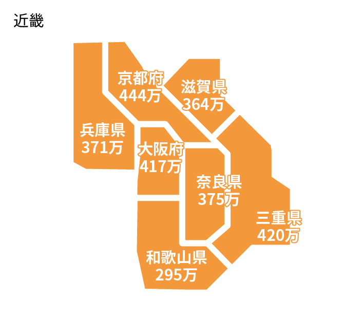 令和4年バス運転手都道府県別平均年収一覧 近畿